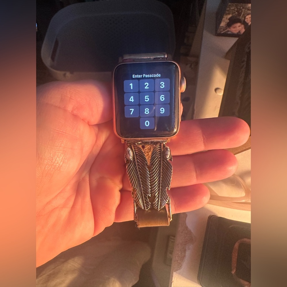 Iwatch with boho band. Perfect condition.